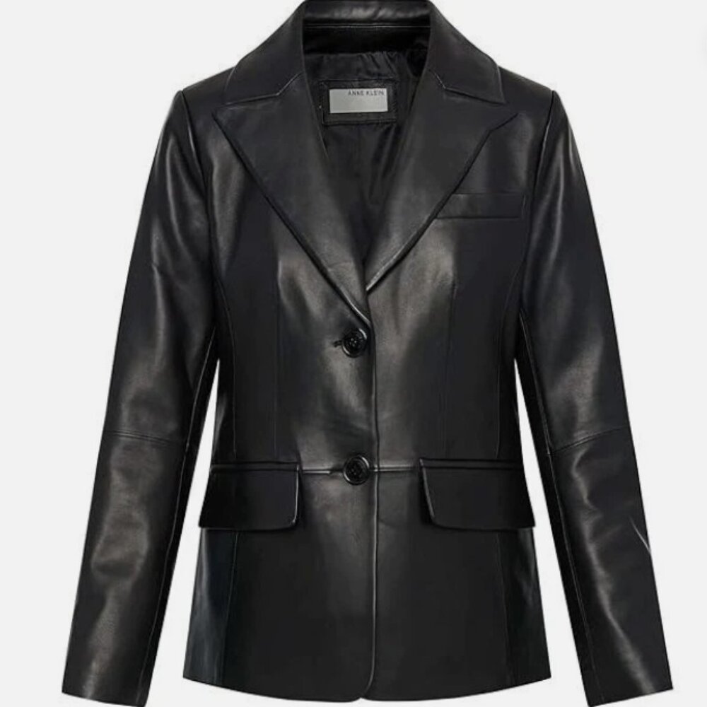 Anne Klein Black Blazer Jacket - L